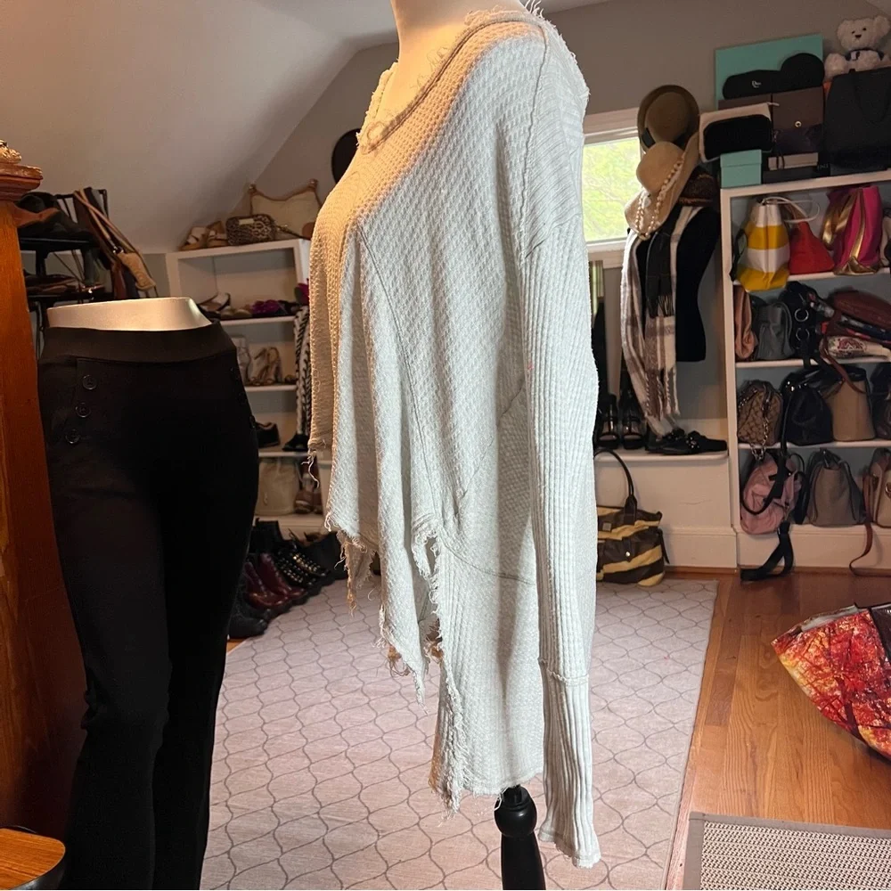 Free People Ventura Thermal Boho Tunic Top Size XS - Picture 4 of 8